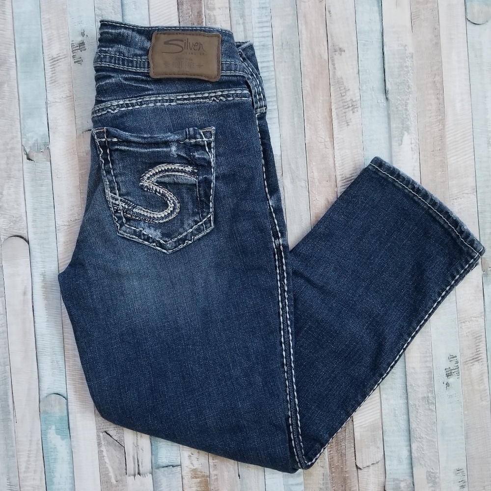 Silver Suki Capri jeans